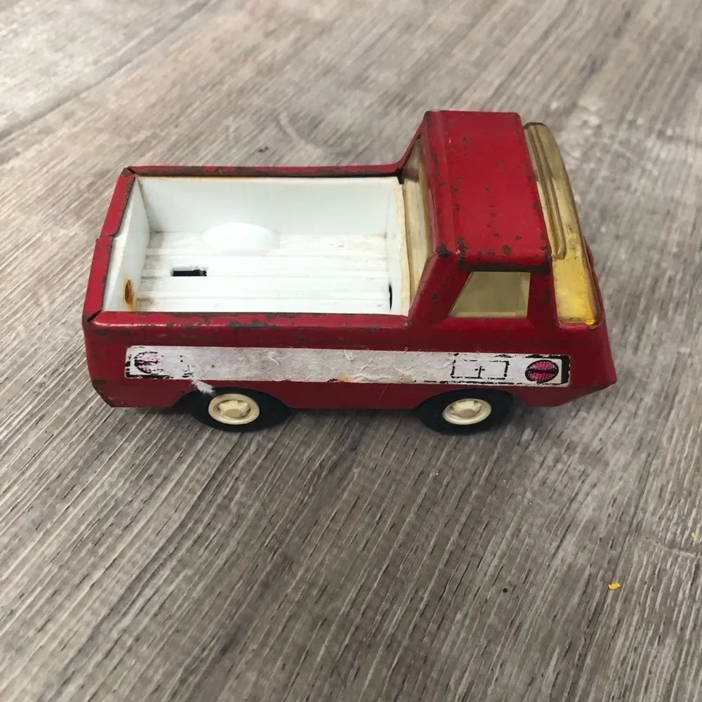 Vintage Lot Of 4 Tonka Toy Cars Paramedic Clutch Popper Pressed Steel Truck READ